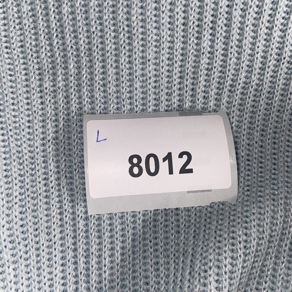 Lauren Ralph Lauren Cardigan Womens Large Blue Linen Blend Long Sleeve Collared - Picture 14 of 14